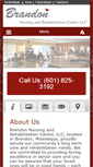 Mobile Screenshot of brandonrehabcenter.com
